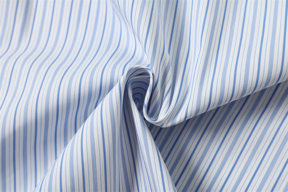 Striped Hooded Long-Sleeve Shirt – Relaxed Fit Button-Up