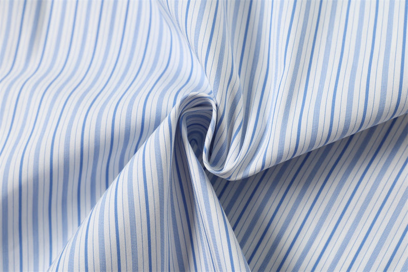 Striped Hooded Long-Sleeve Shirt – Relaxed Fit Button-Up