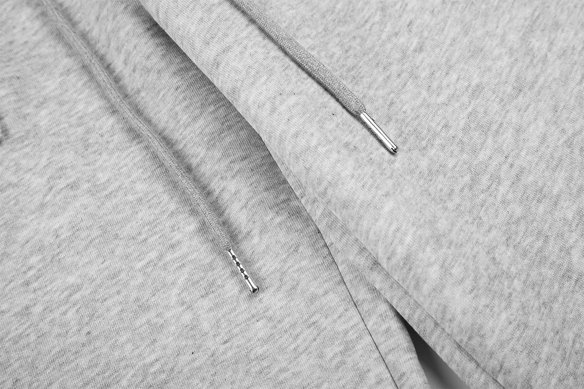 Streetwear-Jogginghose mit weitem Bein, Grafikprint & Seitenstreifen