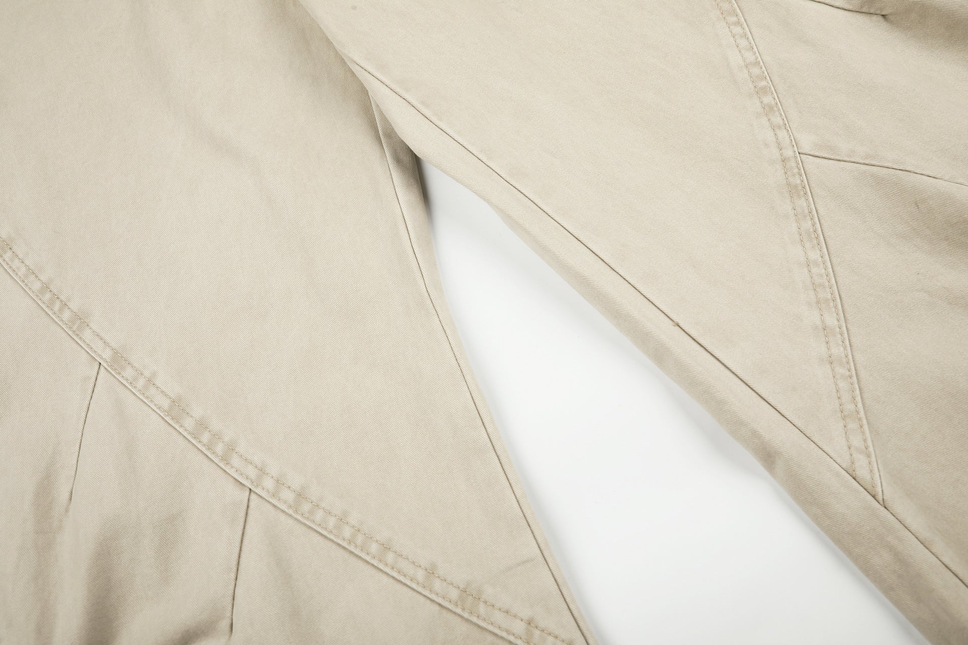 Pantalones de pierna ancha con paneles de estampado de leopardo – Pantalones banana de corte relajado