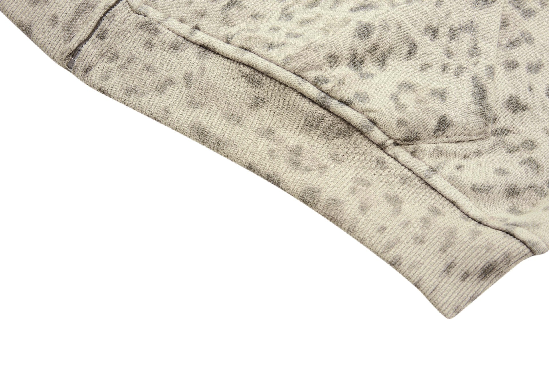 Sweat à capuche zippé léopard – Cardigan oversize streetwear américain