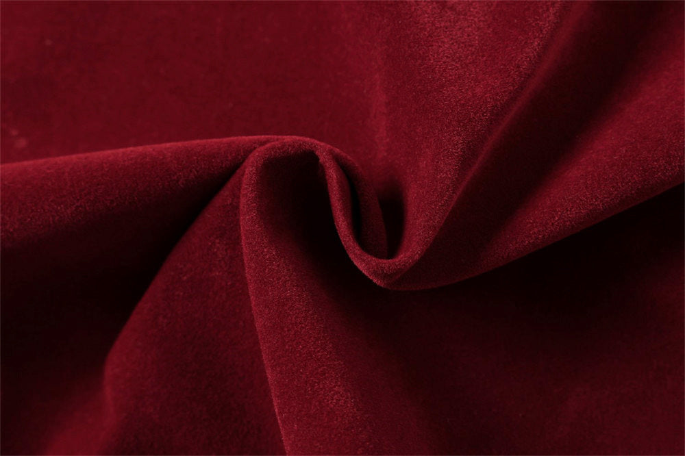 Velvet Zip-Up Jacket – Vintage Cross & Figure Print, Contrast Collar