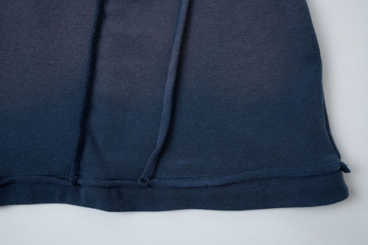 T-shirt manches courtes déconstruit à coutures 3D en relief – Streetwear délavé coupe ajustée