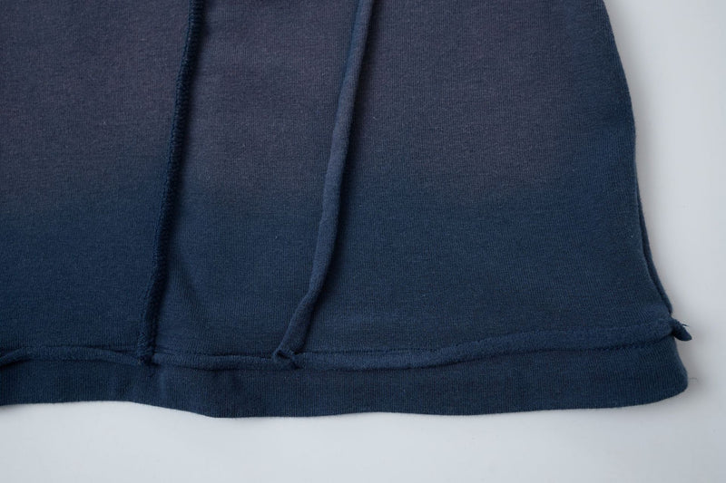 T-shirt manches courtes déconstruit à coutures 3D en relief – Streetwear délavé coupe ajustée