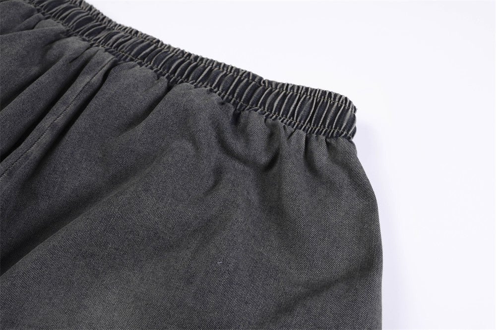 Wide-Leg Balloon Jeans – Acid-Washed Vintage Parachute Silhouette