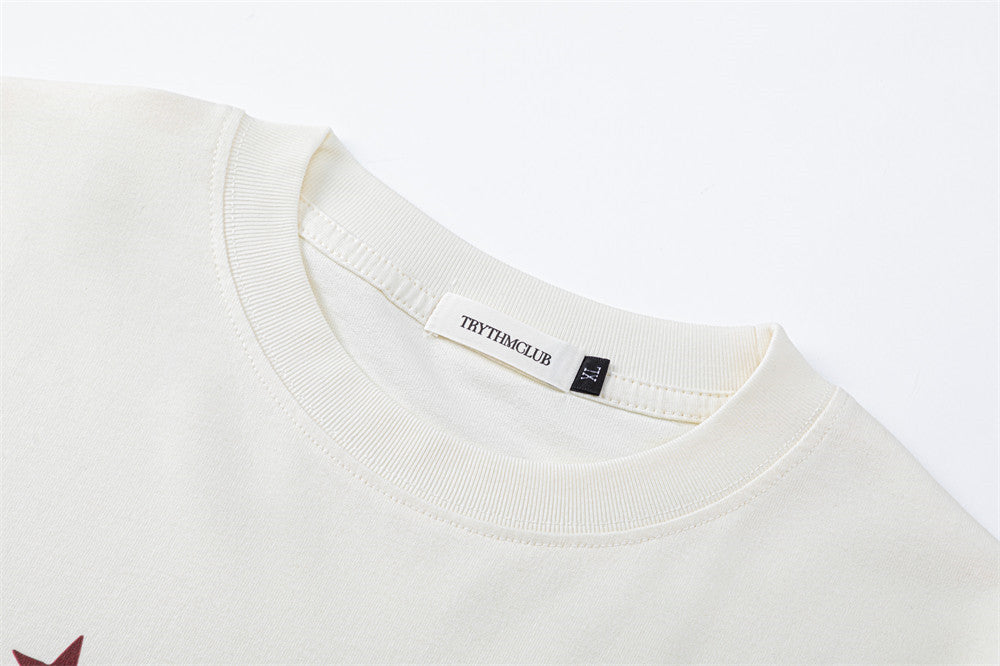 2000 Star Circle Graphic Long-Sleeve T-Shirt – Relaxed Fit