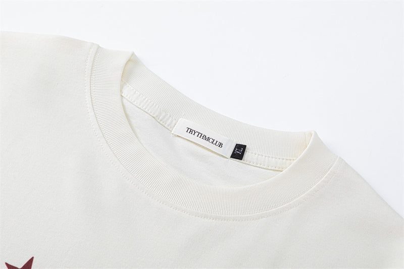 2000 Star Circle Graphic Long-Sleeve T-Shirt – Relaxed Fit