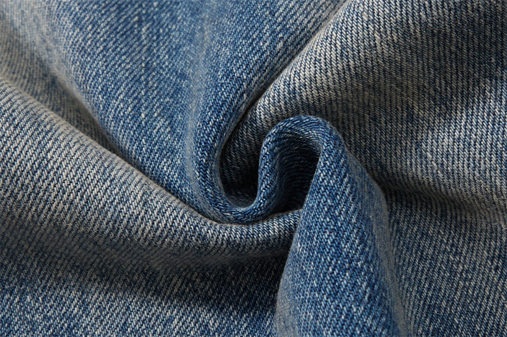Vaqueros azules para hombre – Pantalón vaquero recto vintage lavado, de pierna ancha y corte baggy