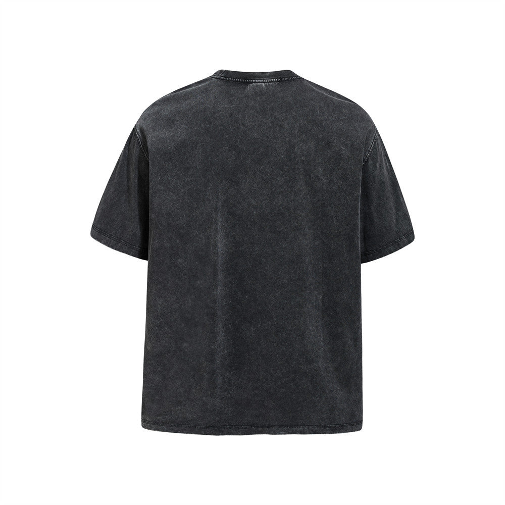 Endless Strum Graphic Acid Wash Oversized T-Shirt