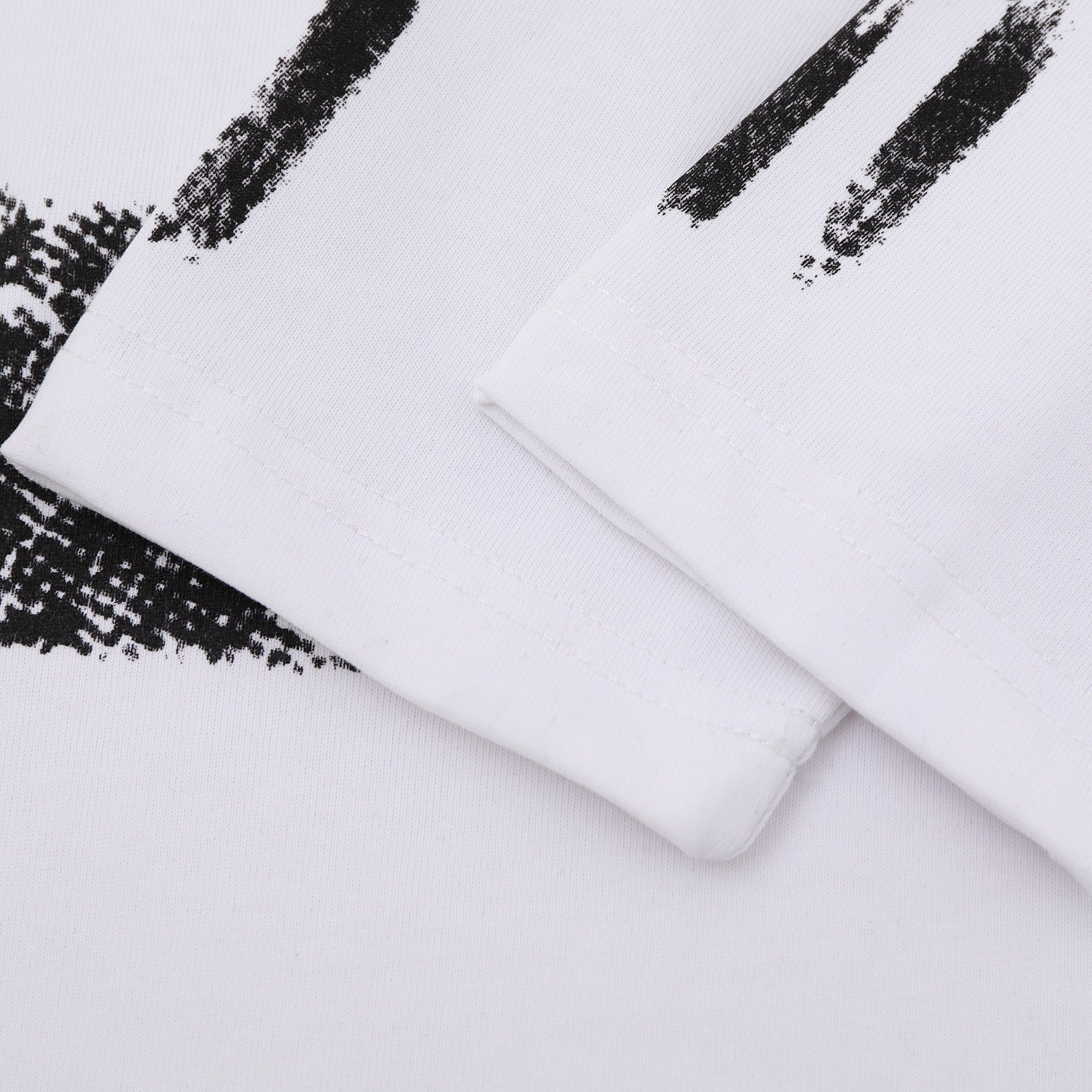 Camiseta de manga larga para hombre con efecto de dos piezas y bloques de color – REFUSED CHANGE 09 desgastado