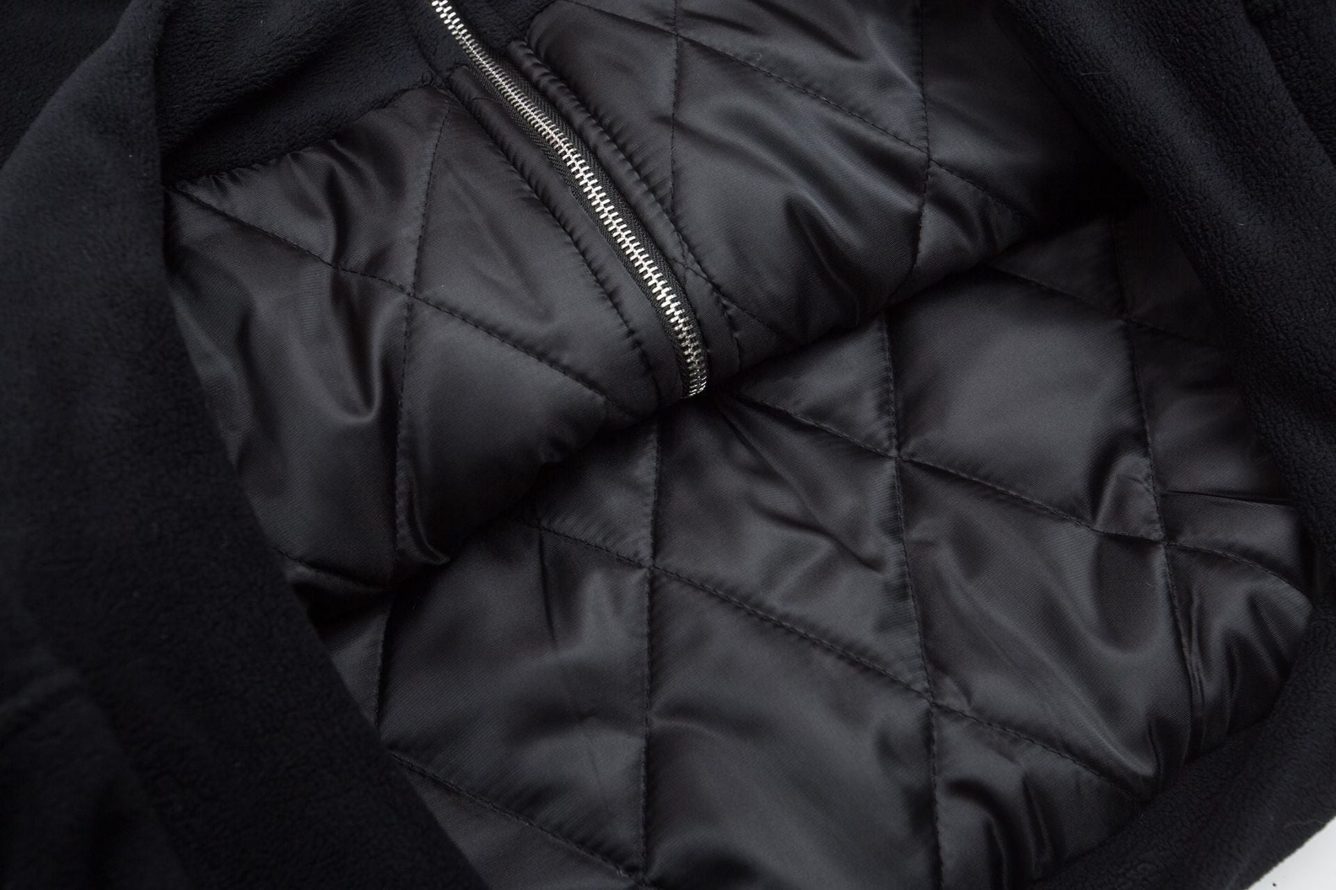 Blouson bomber à capuche et col en fourrure – Manteau d’hiver doublé polaire