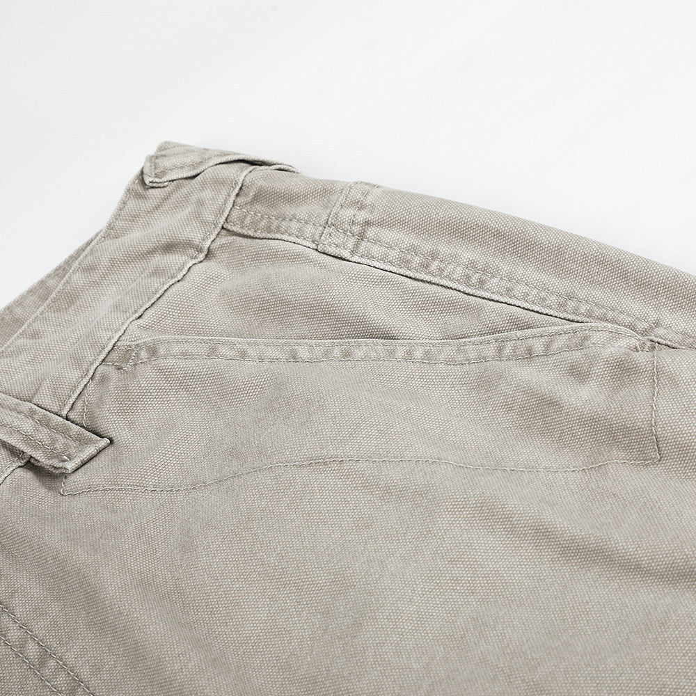 Wide-Leg Cargo Pants – Vintage Washed Deconstructed Panelled Trousers