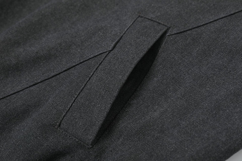 Washed Pullover Training Jacket with Polo Collar and Varsity Graphic Print