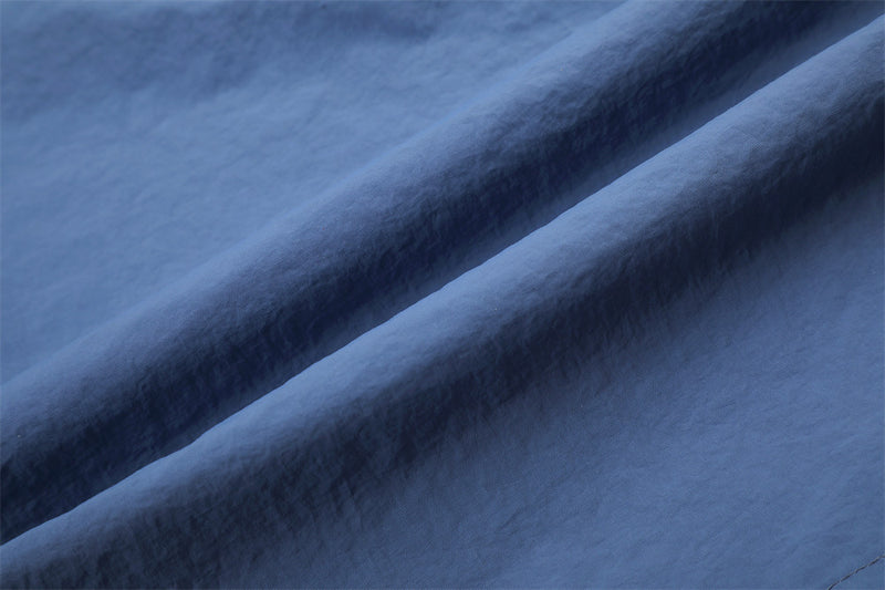 Wide-Leg Cargo Pants with Multi-Pocket Design & Letter Print Waistband