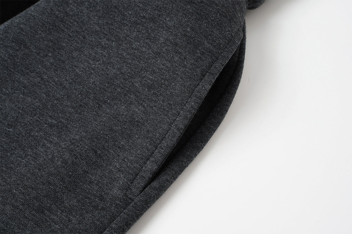 Wide-Leg Baggy Sweatpants with Fashionclub Script Print & Double-Waistband