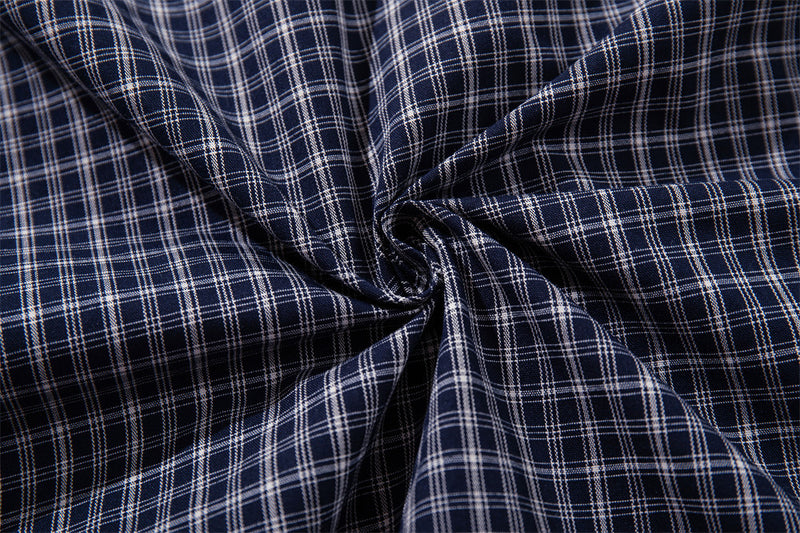 Men's Plaid Long-Sleeve Shirt – Relaxed Fit Button-Up