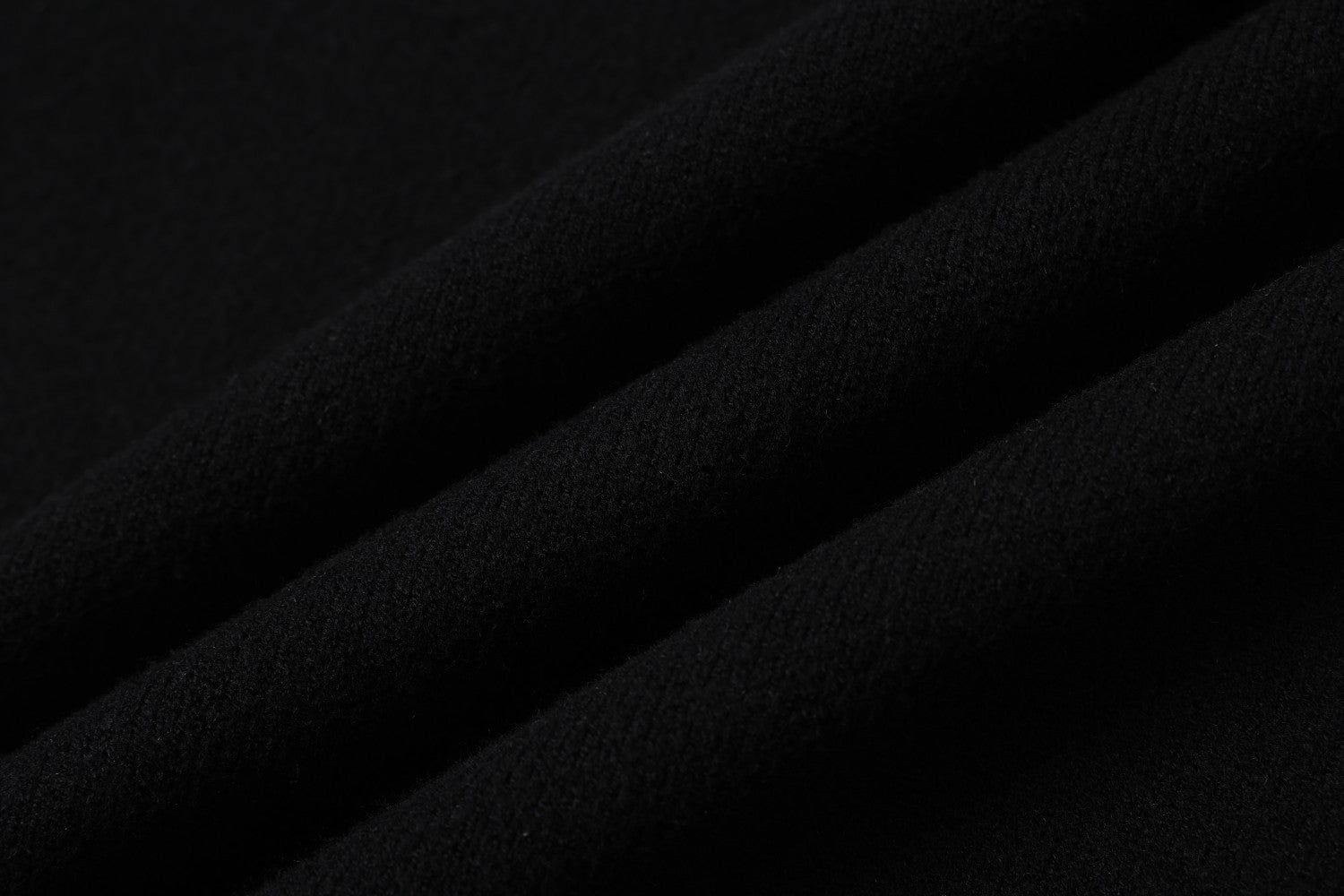 Rock Music Jacquard Crew Neck Pullover Sweater – Black Knit with Band Graphic