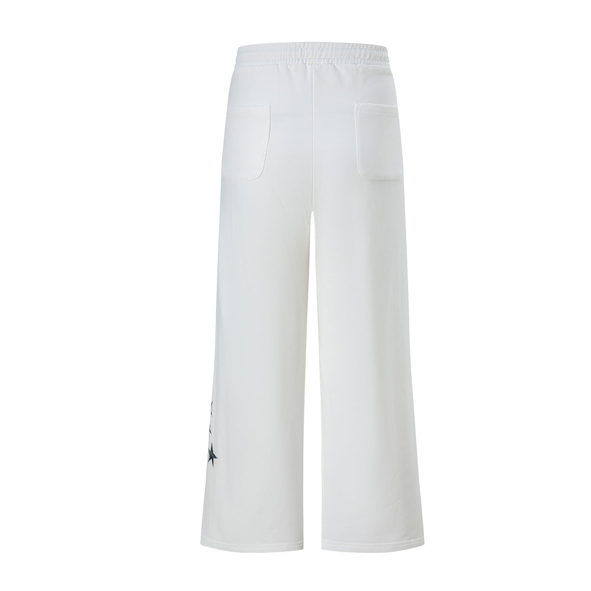 Pantalon de survêtement wide leg avec écusson varsity et motif graphique numéro 28