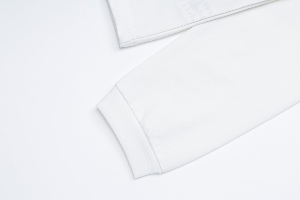 The Woodlise Langarm-Poloshirt – Adler-Grafikprint, Retro-Campus-Style