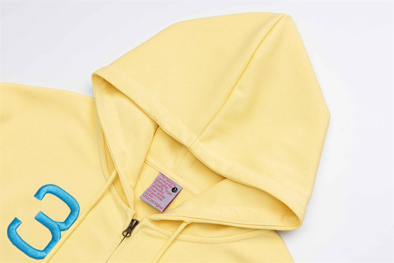 Sweat à capuche zippé brodé Pegasus – Streetwear américain numéro 3