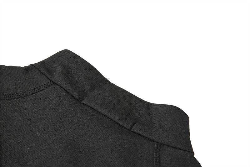 Men's Quarter-Zip Mock Neck Long Sleeve Shirt