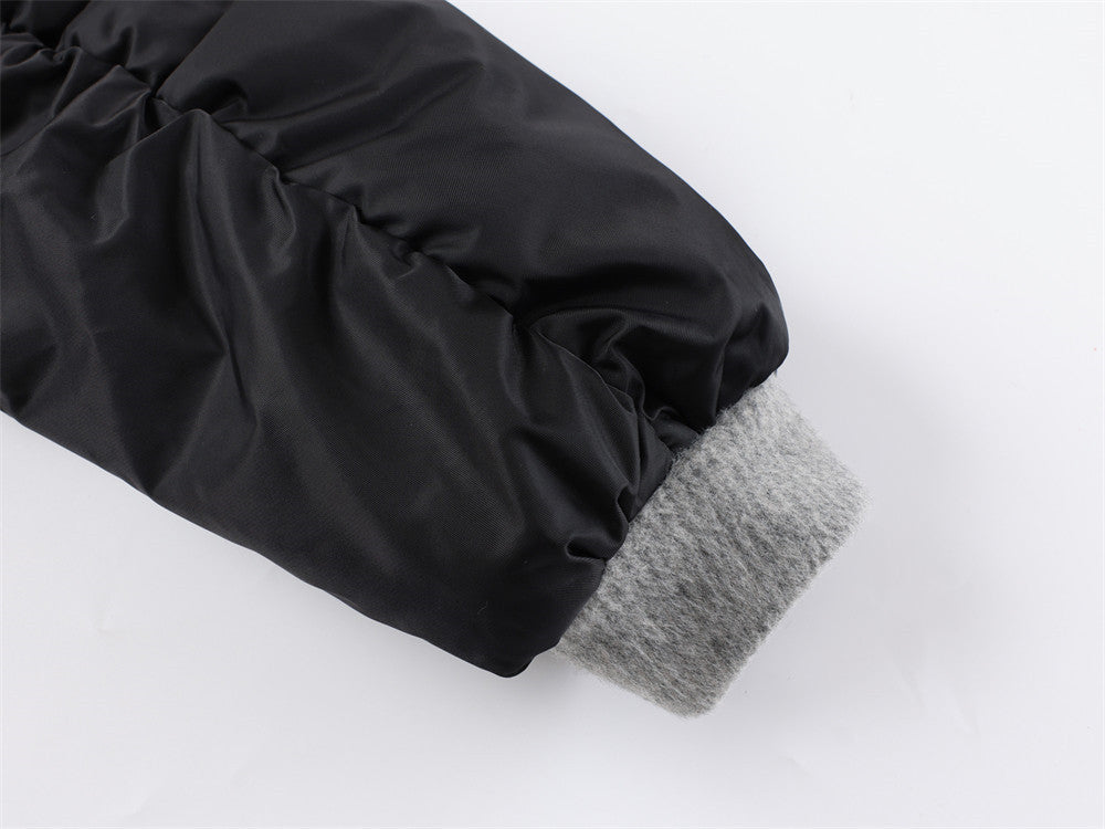 Men's Bomber Jacket Oversized MA-1 Flight Jacket with Ribbed Trim