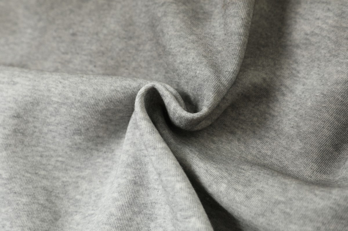 Spray-Paint Washed Zip-Up Hoodie – Distressed Logo Gradient Fleece