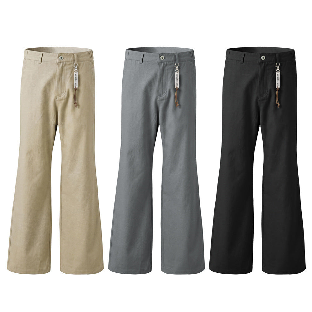 Men's Flare Wide-Leg Trousers – Bell Bottom Casual Pants