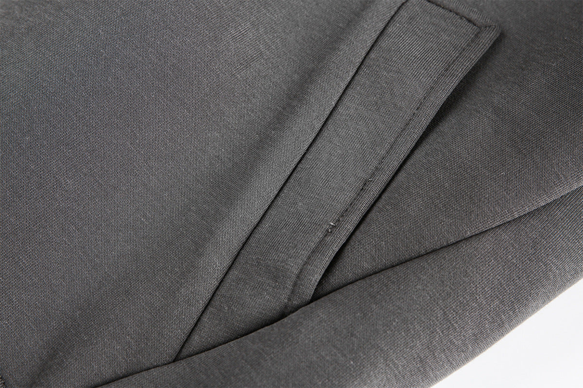 Hoodie zippé oversize doublé en molleton