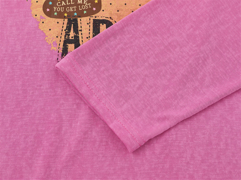 Langarmshirt mit Frucht-Print für Herren – Oversize-Rundhalsausschnitt, lässiges Oberteil