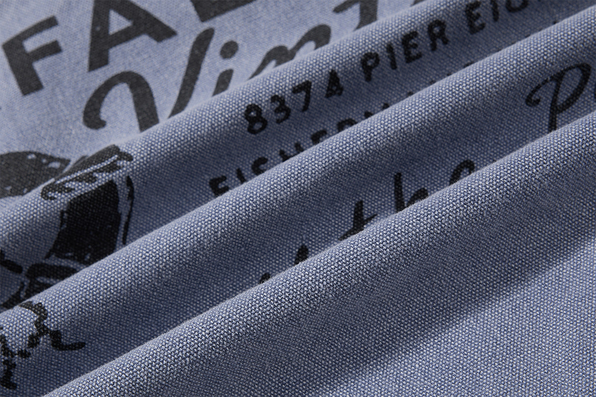 Chaqueta de lona lavada workwear con cuello de pana – Estilo barn de corte cuadrado
