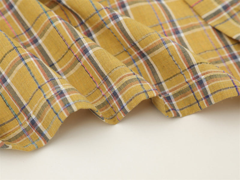 No Chains No Limits Plaid Short Sleeve Shirt – Relaxed Fit Button-Up