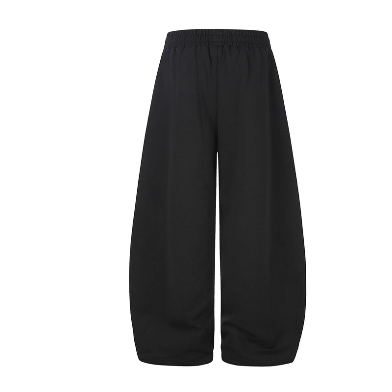 Wide-Leg Graphic Sweatpants – Rise Against Print, Washed Streetwear Baggy Fit