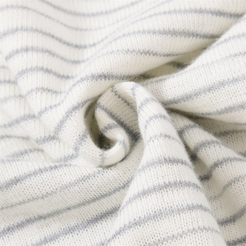 Striped Shirt Long Sleeve Men's Henley with Abstract Butterfly Graphic