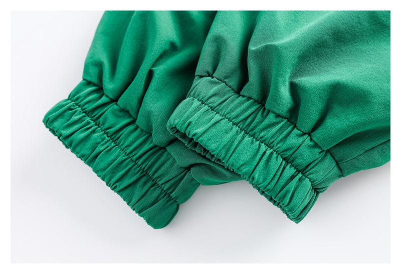 Colorblock Zip-Up Track Jacket — Oversized Retro Varsity Style