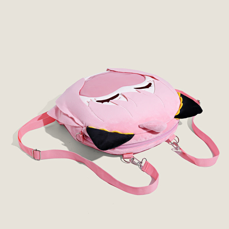 Spy x Family Anya Forger Plush Shoulder Bag – Cute Anime Design with Transparent Mouth Pocket