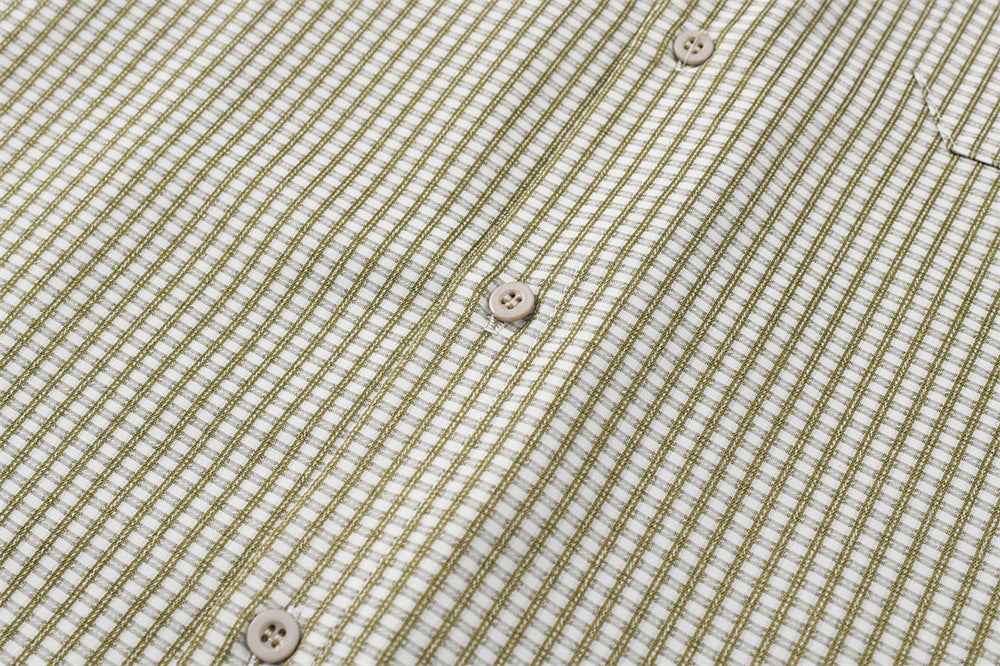Men's Plaid Long Sleeve Oversized Button-Up Shirt