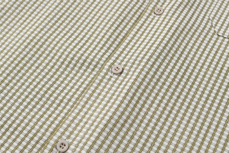 Men's Plaid Long Sleeve Oversized Button-Up Shirt