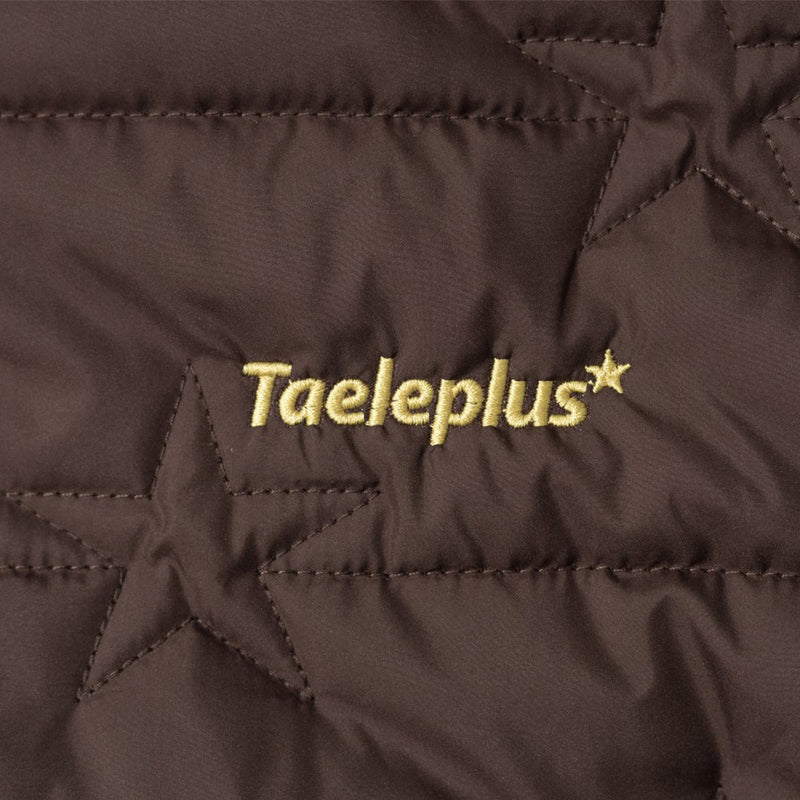 Star-Quilted Hooded Puffer Jacket – Embossed Five-Point Star Design