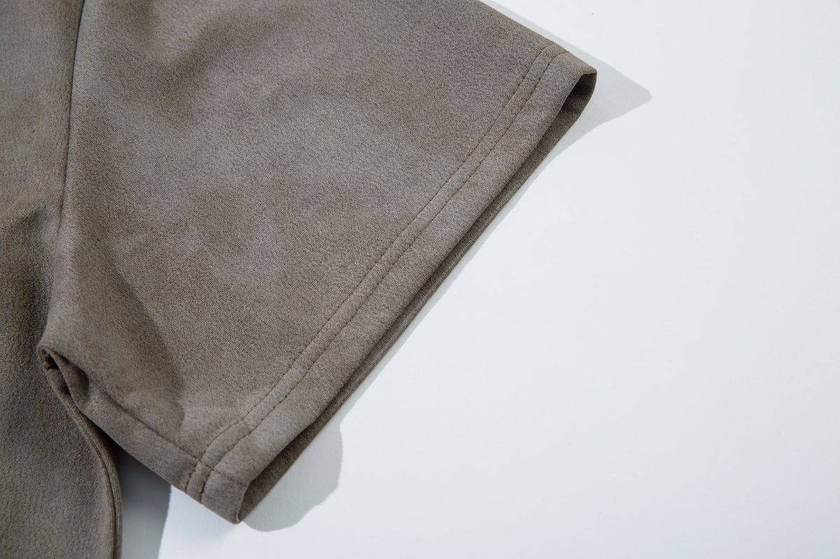 Tribal Thorn Graphic Acid Wash Oversized T-Shirt Men