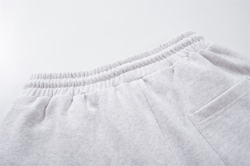 Men's Metal Clasp Hoodie & Wide-Leg Sweatpants Tracksuit Set