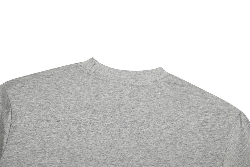 Oversized Crewneck T-Shirt with Shoulder Stitch Detail