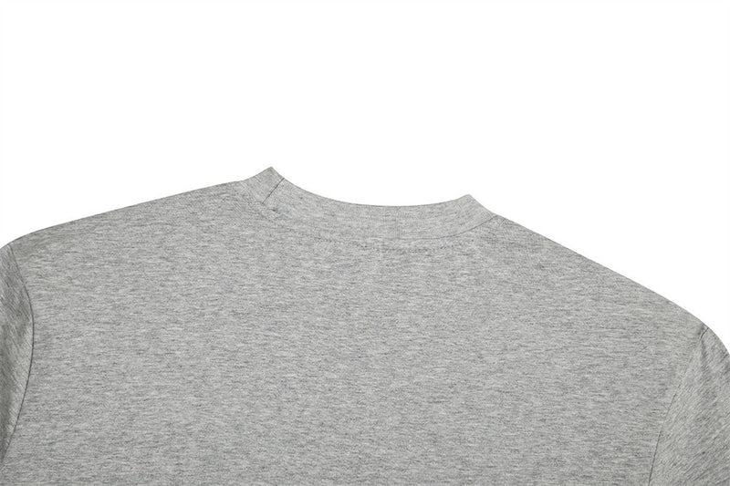 Oversized Crewneck T-Shirt with Shoulder Stitch Detail