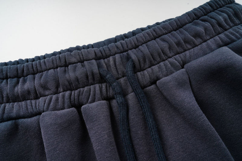 Sweatpants mit weitem Bein, Retro-Grafikpatch und geradem Schnitt