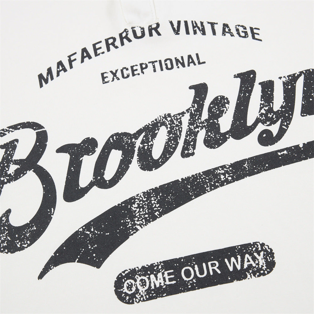 Brooklyn Vintage Layered Polo Shirt with Plaid Sleeves – Relaxed Fit
