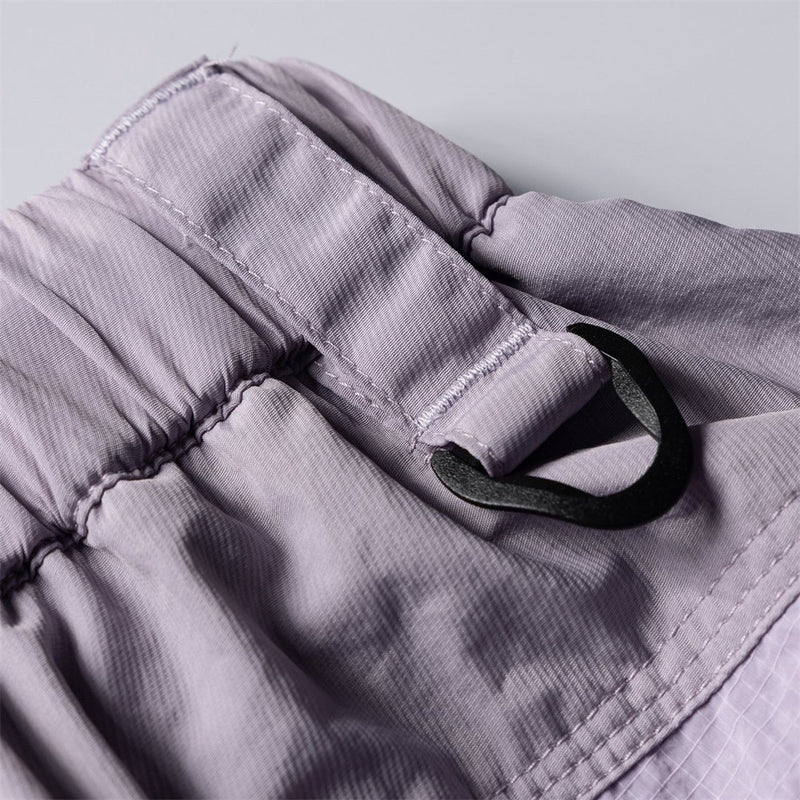 Baggy Wide-Leg Parachute Pants – Unisex Drawstring Jogger with Elastic Waist
