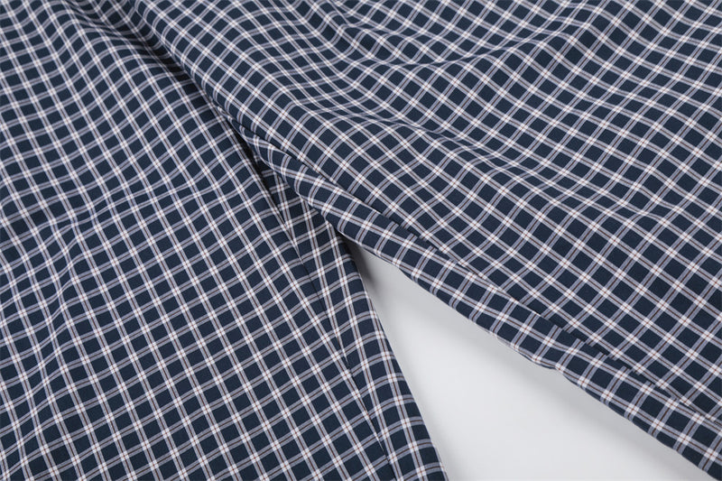 Plaid Wide-Leg Pants with Logo Elastic Waistband