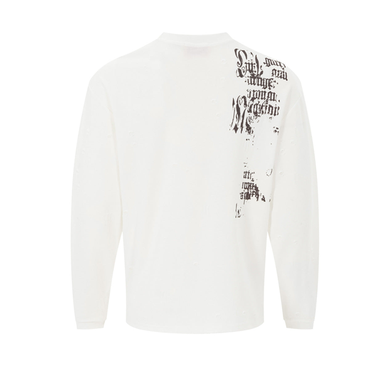 Camiseta de Manga Larga y Cuello Redondo con Gráfico Normal Woodlise