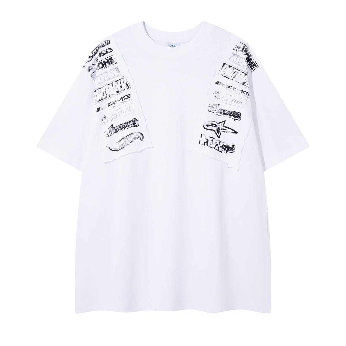 Oversized Motorsport Logo Patch T-Shirt – Streetwear Graphic Tee