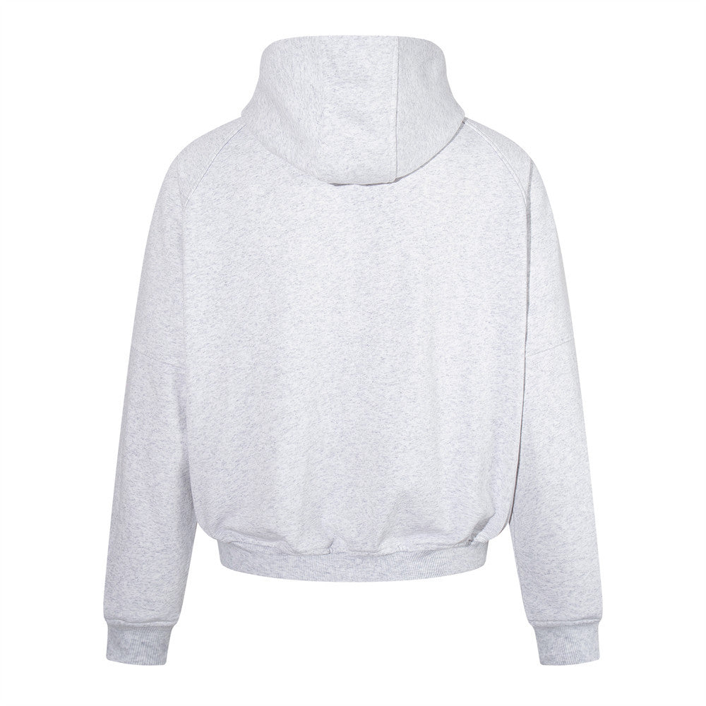 Men's Metal Clasp Hoodie & Wide-Leg Sweatpants Tracksuit Set